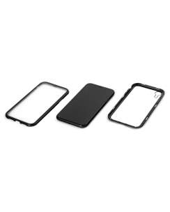 HUNTSYSTEMS magnetische Handyh&uuml;lle 360&deg; schwarz Samsung Galaxy S10 E
