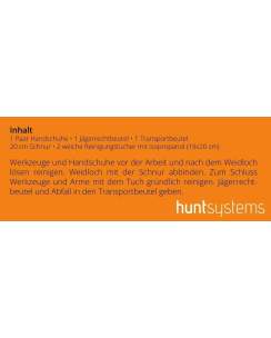 HUNTSYSTEMS Aufbruch-Hygiene-Set standard L (40 Stück)