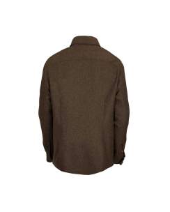 WALDKAUZ Merino-Lodenhemd &quot;Grimbart&quot;, Dunkelbraun XXXL