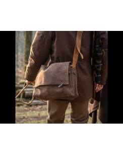 WALDKAUZ Loden-Jagdtasche braun