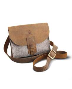 WALDKAUZ Filz-Jagdtasche &quot;Dr&uuml;ckerchen&quot; hochformatig