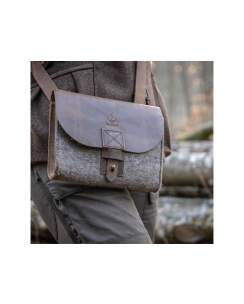 WALDKAUZ Filz-Jagdtasche &quot;Dr&uuml;ckerchen&quot; hochformatig