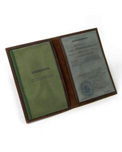 WALDKAUZ Jagdscheinetui aus Leder