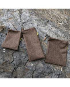 WALDKAUZ Proviantbeutel Loden, M, 15 x 34 cm