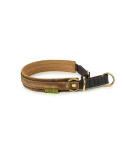 WALDKAUZ Zug-Stopp-Halsband Bremso Braun L