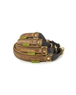 WALDKAUZ Zug-Stopp-Halsband Bremso Braun L