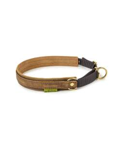 WALDKAUZ Zug-Stopp-Halsband Bremso Braun L