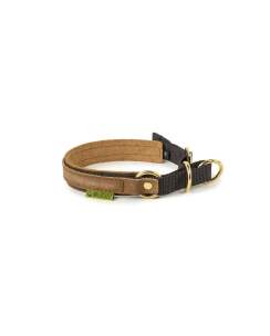 WALDKAUZ Zug-Stopp-Halsband Bremso Braun XL