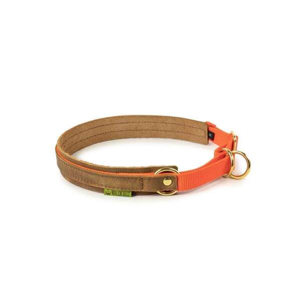 WALDKAUZ Zug-Stopp-Halsband Bremso Orange