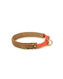 WALDKAUZ Zug-Stopp-Halsband Bremso Orange L
