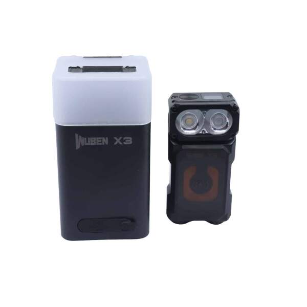 WUBEN X3 Taschenlampe mit Rotlicht & Powerbank