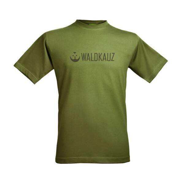 Herren T-Shirt "WALDKAUZ Logo", Moosgrün