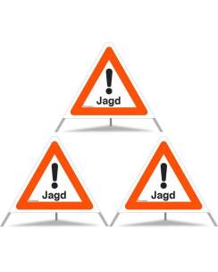 TRIOPAN Faltsignal Jagd 70cm R1 mit Etui