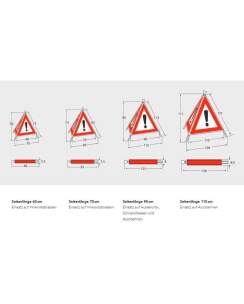 TRIOPAN Faltsignal Jagd 70cm R1 mit Etui