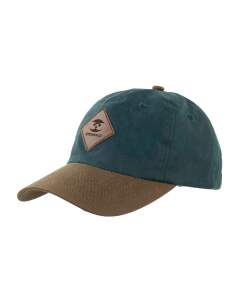 STEINKAUZ Waxcotton Basecap "Parasol", Petrol