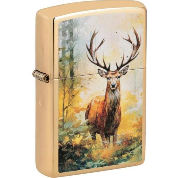 ZIPPO Sturmfeuerzeug Hirsch Color