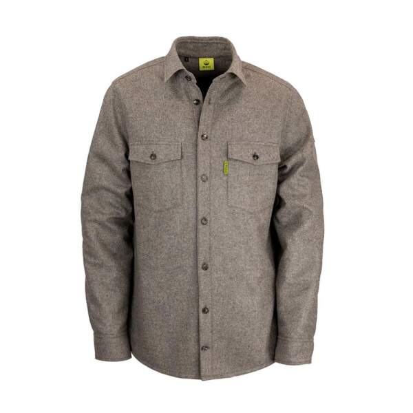 WALDKAUZ Merino-Lodenhemd "Grimbart", Grau New-Fit