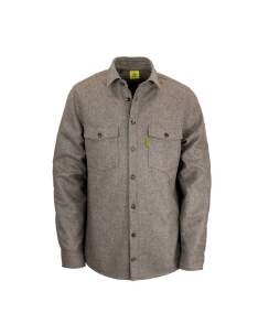 WALDKAUZ Merino-Lodenhemd "Grimbart", Grau New-Fit
