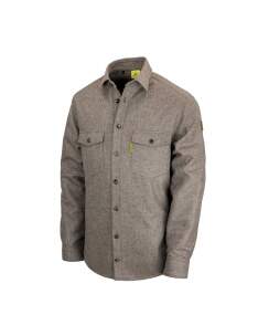 WALDKAUZ Merino-Lodenhemd "Grimbart", Grau New-Fit
