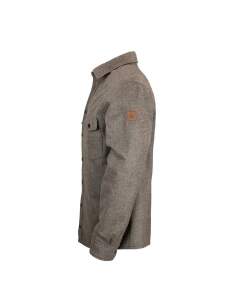 WALDKAUZ Merino-Lodenhemd "Grimbart", Grau New-Fit