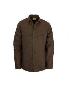WALDKAUZ Merino-Lodenhemd "Grimbart", Braun...