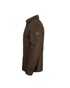 WALDKAUZ Merino-Lodenhemd "Grimbart", Braun...