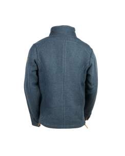 STEINKAUZ Weiche Lodenjacke "Kragenhuber" - Petrolblau